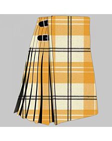 Ailsa Yellow tartan kilt