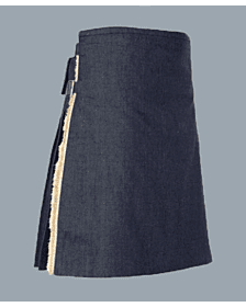 New Custom Made Denim Kilt For Men