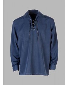 Blue custom made Jacobite shirt