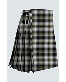 Clan Burns Check Premium Tartan Kilt