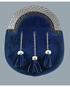 Full dress clan crest blue sporran