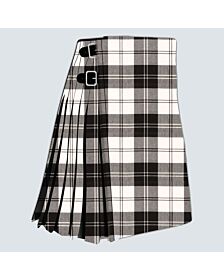 Clan Erskine Black And White Tartan Kilt