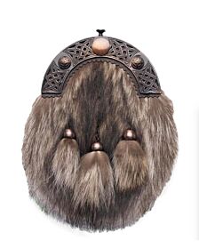 Beautiful Antique Finish Celtic Cantle Scottish Dress Sporran 