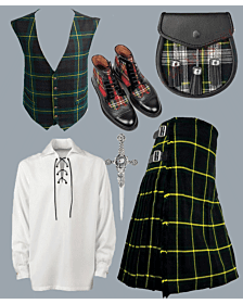 Gordon tartan kilt deal