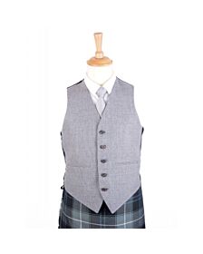 Light Grey Five Button Waistcoat  