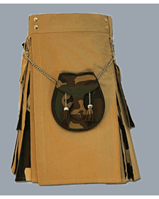 hybrid kilt camo box plated With Camo Sporran