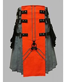 modern design canvas utility kilt