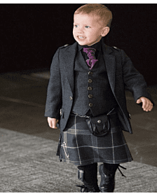 Hamilton Gray Baby Tartan Kilt 