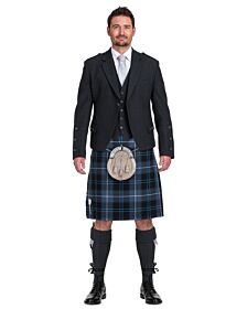 Patriot Ancient Tartan Black Jacket Complete Scottish Wedding Outfit