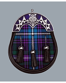 Pride of scotland tartan kilt sporran
