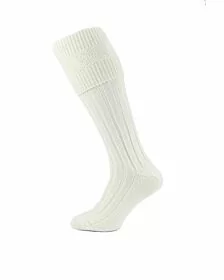 White Kilt Hose 