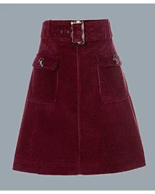 Velvet Mini Skirt For Women