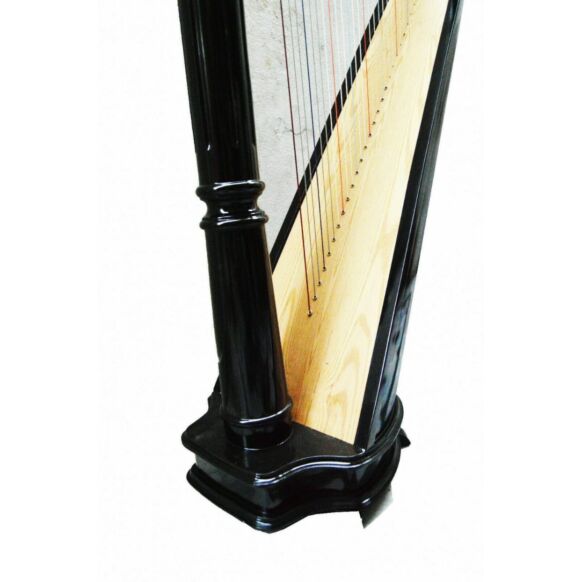 34 String Black Lever Harp