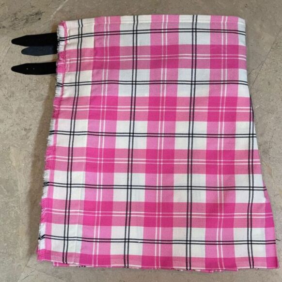 Ailsa Pink Tartan Kilt
