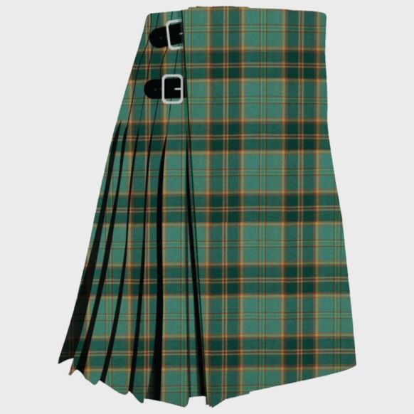 Clan All Ireland Green Tartan Kilt