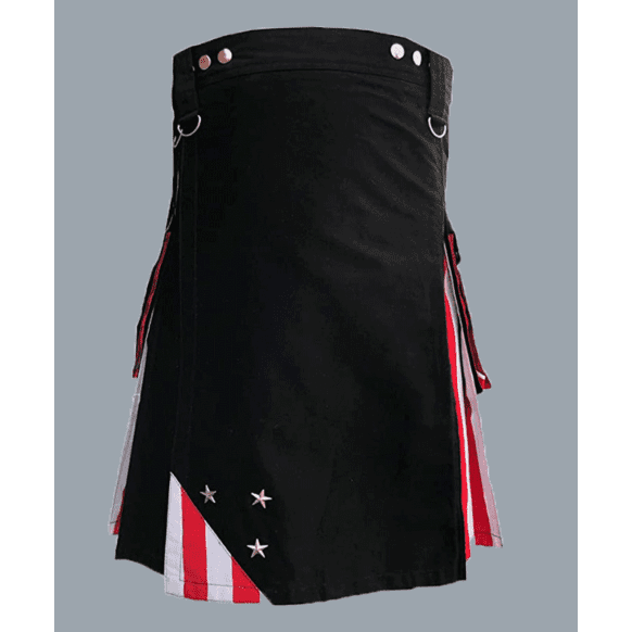 New American Flag Hybrid Utility Kilt For Men