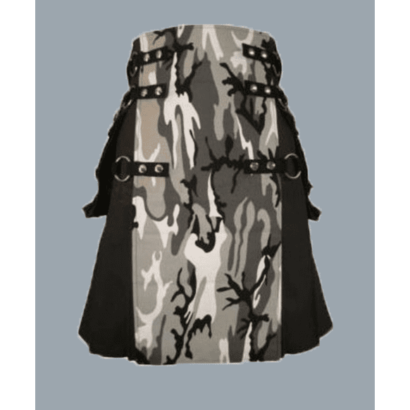 Urban Camo Cargo Fabric kilt