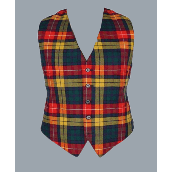 Buchanan tartan Vest