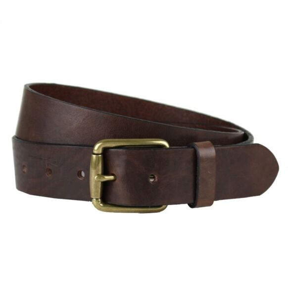 Bradgate Real Brown Leather Jeans belt
