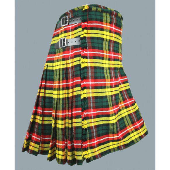 Khaki hybrid kilt for men