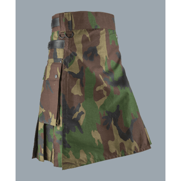 Woodland Camouflage Utility Kilt