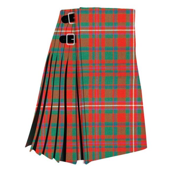 Mckinnor Red Ancient Tartan Kilt