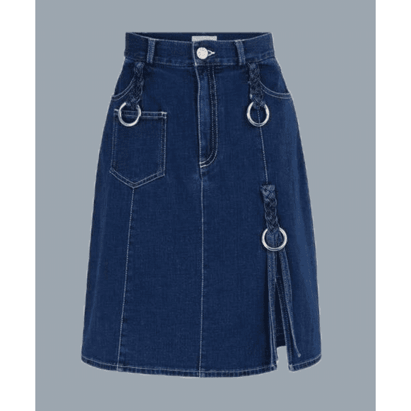Blue Short Denim Skirt For Women