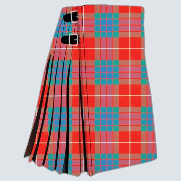 Clan Fraser Red Modern Tartan Kilt