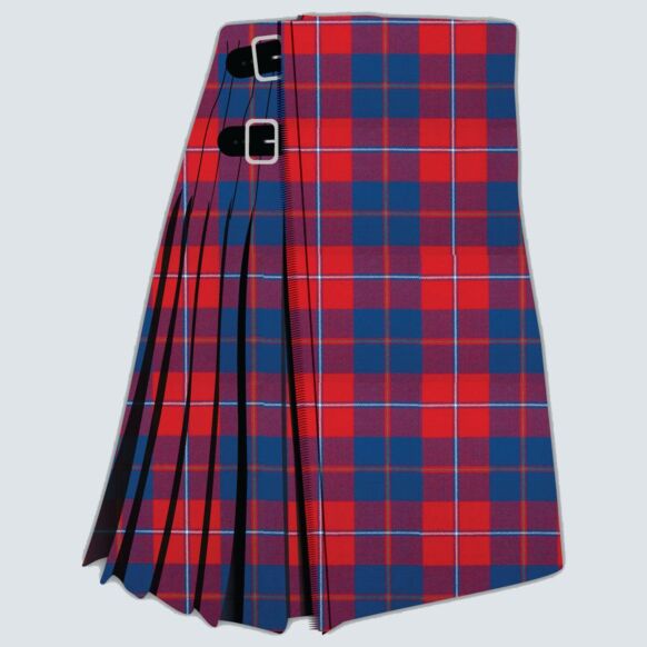 Clan Galloway Red Modern Tartan Kilt