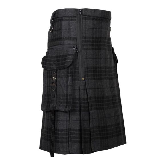 Grey Watch Tartan Utility Kilt