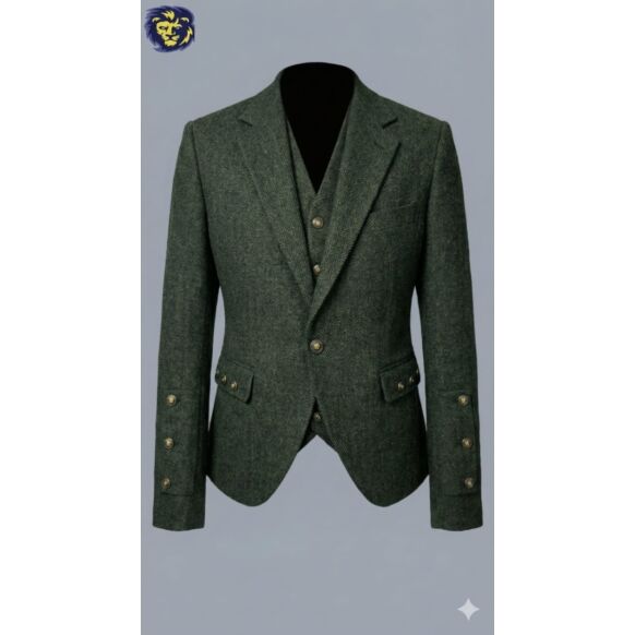 Green Argyle Jacket
