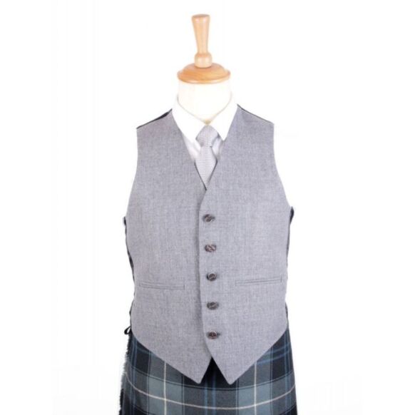 Light Grey Five Button Waistcoat