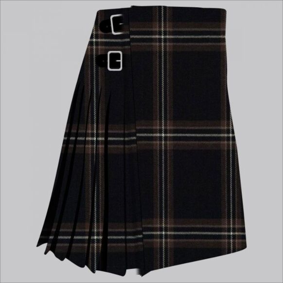 Hebridean Dark Peat Tartan Kilt