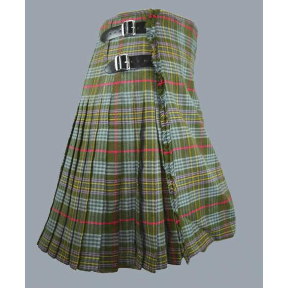 Kennedy weathered tartan kilt