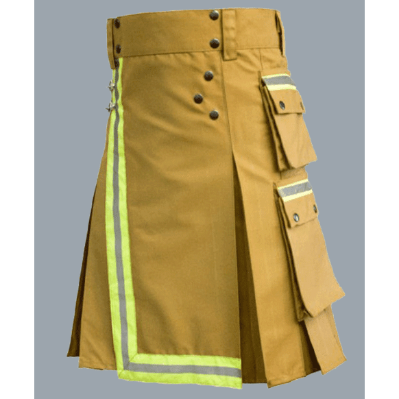 Khaki firefighter hybrid kilt