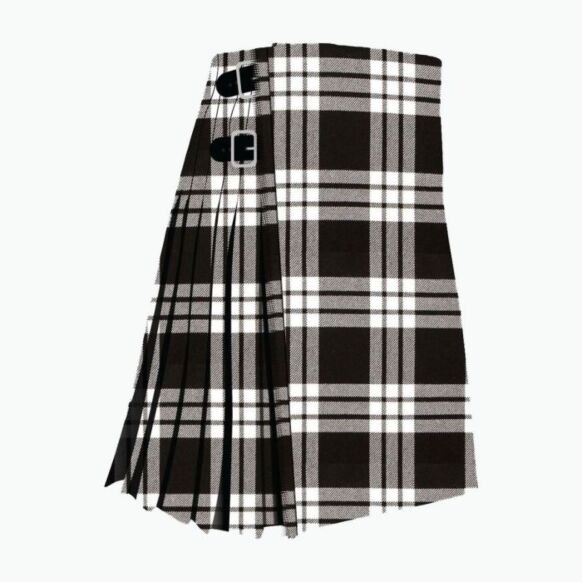 MacFarlane Black & White Ancient Tartan Kilt