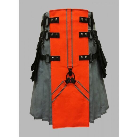 modern design canvas utility kilt