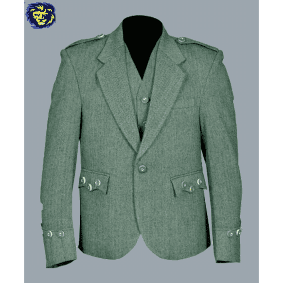 Mens Argyle Kilt Jacket And Vest