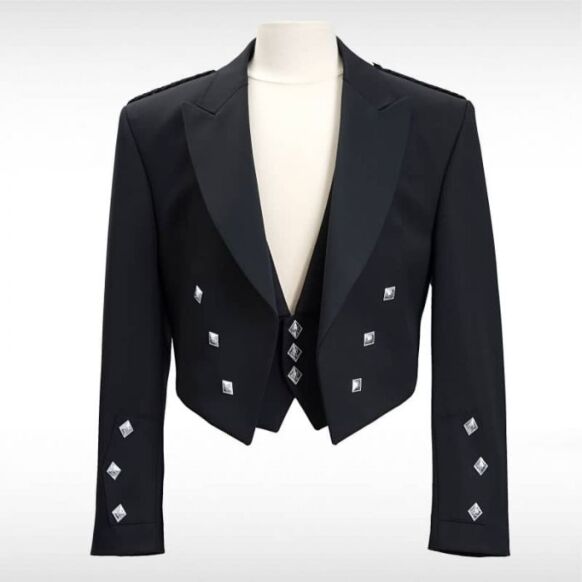 Prince Charlie Kilt Jacket With Waistcoat