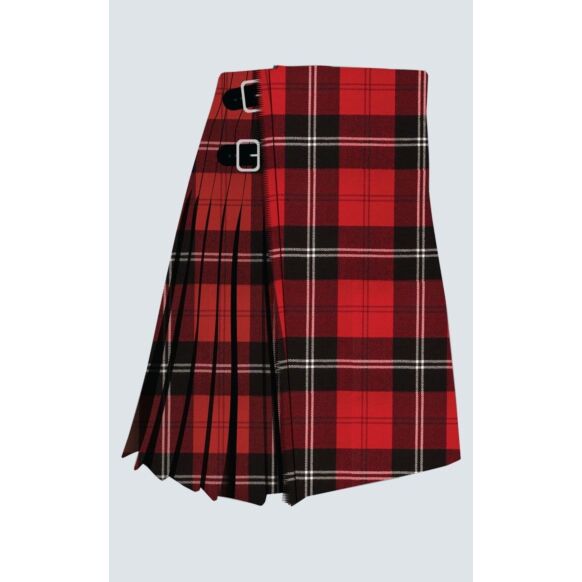Clan Ramsay Red Blue Tartan Kilt