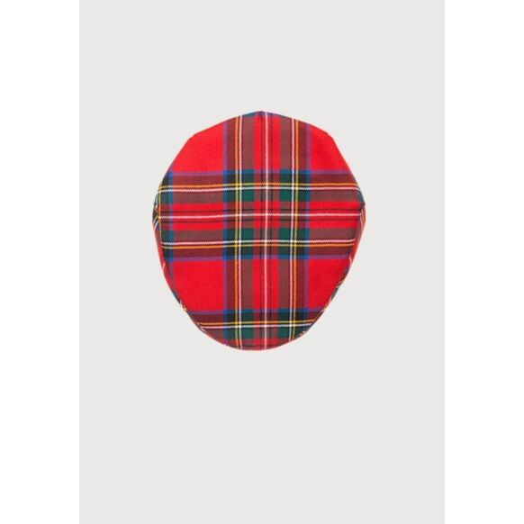 tartan flat cap
