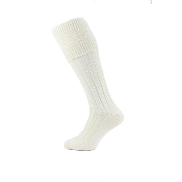 White Kilt Hose