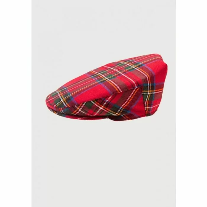 Leask Tartan Flat Caps