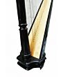 34 String Black Lever Harp