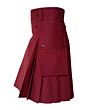 Maroon Utility Kilt