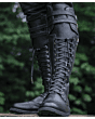 Leather long boots