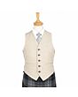 Scottish Wedding Groom Oatmeal Beige & Cream Argyle Jacket