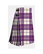 Eriskin Dress Purple & White Tartan Kilt