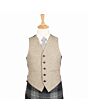 Scottish Wedding Groom Oatmeal Beige Argyle Jacket