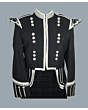 Black Military Doublet Drummer Jacket